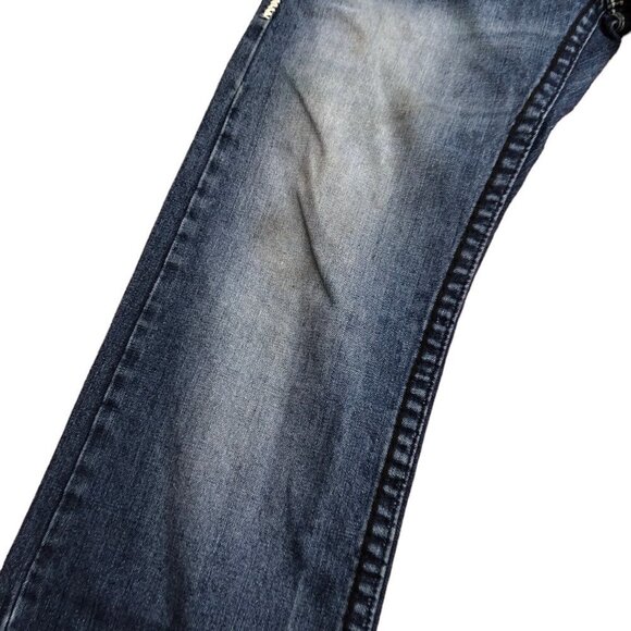 VINTAGE True Religion Jeans Size 34 BILLY SUPER T Blue - Picture 6 of 7